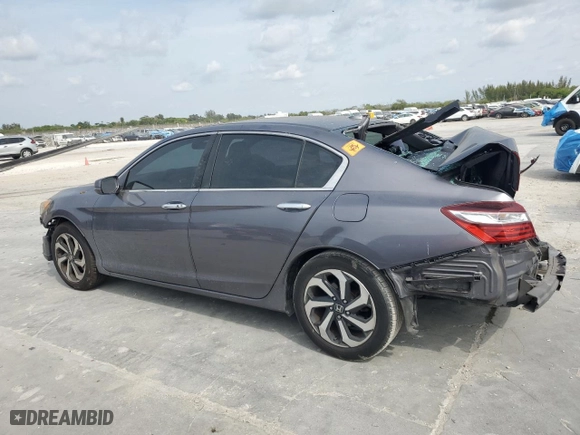 2016 Honda Accord Sedan EX with VIN 1HGCR2F78GA044899, listed as a Copart auction lot 50030525 with 61,406 mi miles and Salvage Title. Bid and sale history available at carsss.com. Image 2.