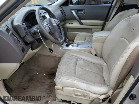 2006 Infiniti FX with VIN JNRAS08W86X201667, listed as a Copart auction lot 53884045 with 169,988 mi miles and Salvage Title. Bid and sale history available at DreamBid. Image 7.