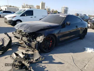 2021 BMW M4 Competition with VIN WBS33AZ09MCG55478, listed as a Copart auction lot 73495724 with 0 mi miles and Salvage Title. Bid and sale history available at carsss.com. Image 1.