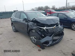 2022 Chevrolet Equinox Premier z VIN 2GNAXXEV9N6124156, wystawiony jako IAAI lot #42015711 z przebiegiem 65 808 mil mil oraz . Historia ofert i sprzedaży dostępna na DreamBid. Obrazek 1.