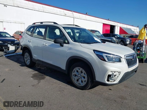2021 Subaru Forester with VIN JF2SKADC0MH582834, listed as a IAAI auction lot 41462534 with 19,156 mi miles. Bid and sale history available at carsss.com. Image 1.
