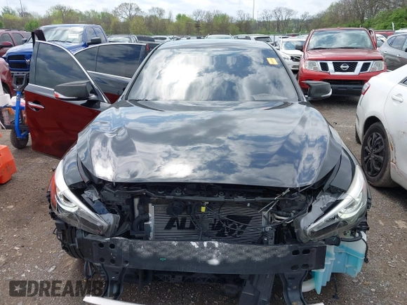 2018 Infiniti Q50 3.0t LUXE with VIN JN1EV7AP1JM355638, listed as a IAAI auction lot 41954052 with 66,663 mi miles. Bid and sale history available at carsss.com. Image 13.