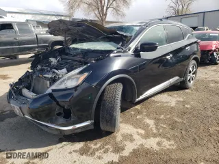 2020 Nissan Murano SV with VIN 5N1AZ2BS3LN143077, listed as a Copart auction lot 47268245 with 143,776 mi miles and Salvage Title. Bid and sale history available at carsss.com. Image 1.