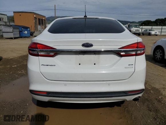 2017 Ford Fusion SE with VIN 3FA6P0HD9HR180285, listed as a Copart auction lot 50010175 with 111,392 mi miles and Salvage Title. Bid and sale history available at carsss.com. Image 6.