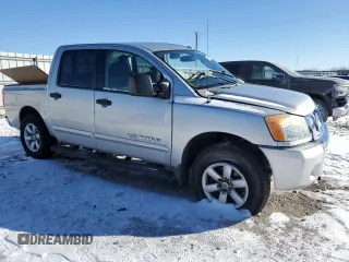 2010 Nissan Titan LE with VIN 1N6AA0EC1AN302984, listed as a Copart auction lot 89266195 with 80,743 mi miles and Salvage Title. Bid and sale history available at carsss.com. Image 4.