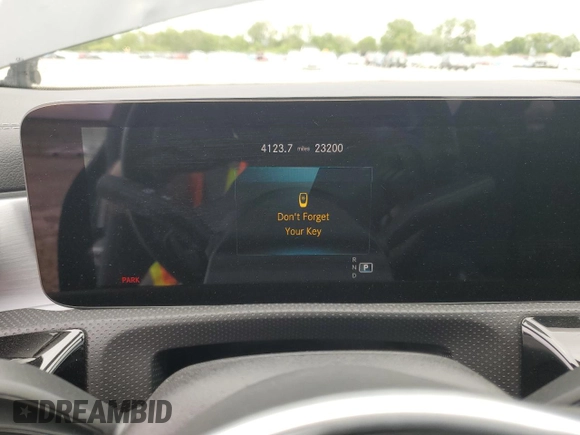 2021 Mercedes-Benz CLA 250 with VIN W1K5J4HB6MN149186, listed as a Copart auction lot 57349855 with 23,200 mi miles and Salvage title. Bid and sale history available at DreamBid. Image 9.