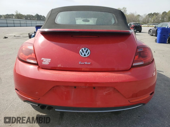 2018 Volkswagen Beetle S with VIN 3VW5DAAT7JM516764, listed as a Copart auction lot 49883765 with 50,913 mi miles and Salvage Title. Bid and sale history available at DreamBid. Image 6.