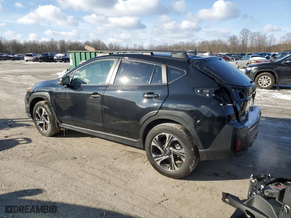 2024 Subaru Crosstrek Premium with VIN JF2GUADC6R8348589, listed as a Copart auction lot 45892495 with 24,347 mi miles and Salvage Title. Bid and sale history available at carsss.com. Image 2.