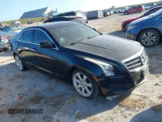 2014 Cadillac ATS Standard RWD with VIN 1G6AA5RX6E0109944, listed as a IAAI auction lot 40672385 with 1 mi miles. Bid and sale history available at carsss.com. Image 1.