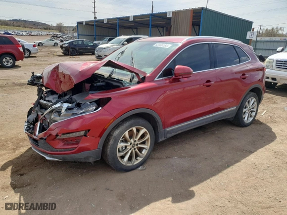 2017 Lincoln MKC Select with VIN 5LMCJ2D91HUL69414, listed as a Copart auction lot 52236165 with 108,306 mi miles and Non Repairable. Bid and sale history available at carsss.com. Image 1.