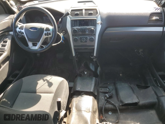 2014 Ford Utility Police Interceptor with VIN 1FM5K8AR2EGB59317, listed as a Copart auction lot 75185614 with 0 mi miles and Salvage Title. Bid and sale history available at carsss.com. Image 8.