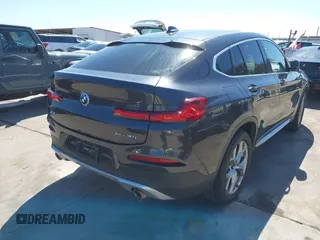 2020 BMW X4 xDrive30i with VIN 5UX2V1C07LLE67741, listed as a IAAI auction lot 41744018 with 40,549 mi miles. Bid and sale history available at carsss.com. Image 4.