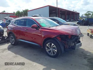 2023 Buick Envision Essence with VIN LRBFZNR4XPD026870, listed as a IAAI auction lot 41568236 with 39,805 mi miles. Bid and sale history available at carsss.com. Image 1.