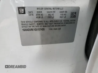 2016 Cadillac ATS Standard AWD z VIN 1G6AG5RX1G0157420, wystawiony jako Copart lot #70697003 z przebiegiem Nie podano mil oraz Szkoda całkowita • Salvage title. Historia ofert i sprzedaży dostępna na DreamBid. Obrazek 12.