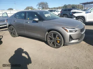2022 Polestar 2 with VIN LPSED3KA0NL058464, listed as a Copart auction lot 88552515 with 41,217 mi miles and Salvage Title. Bid and sale history available at carsss.com. Image 4.
