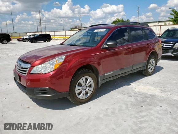 2011 Subaru Outback 2.5i with VIN 4S4BRCAC7B3326920, listed as a Copart auction lot 62001925 with 205,793 mi miles and Salvage title. Bid and sale history available at DreamBid. Image 1.
