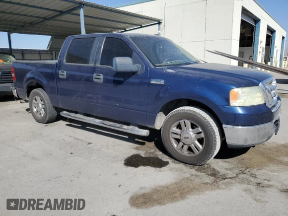 2008 Ford F-150 XL with VIN 1FTRW12W88KC58103, listed as a Copart auction lot 47438155 with 221,041 mi miles and Salvage Title. Bid and sale history available at carsss.com. Image 4.