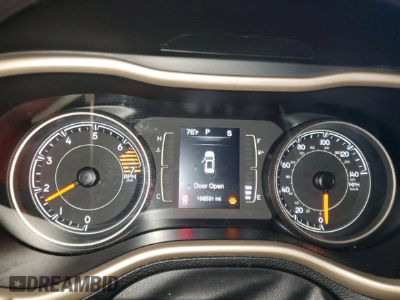 2017 Jeep Cherokee Latitude with VIN 1C4PJLCB7HW643173, listed as a Copart auction lot 62900685 with 108,531 mi miles and Salvage title. Bid and sale history available at DreamBid. Image 9.
