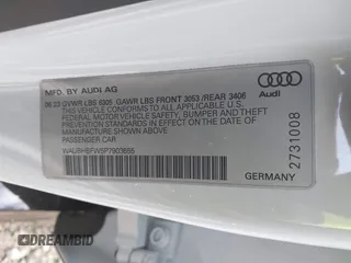 2023 Audi RS e-tron GT z VIN WAUBHBFW5P7903655, wystawiony jako IAAI lot #40952092 z przebiegiem 8959 mil mil oraz . Historia ofert i sprzedaży dostępna na DreamBid. Obrazek 9.