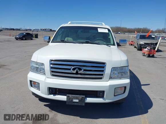 2004 Infiniti QX56 with VIN 5N3AA08CX4N809761, listed as a IAAI auction lot 42041581 with 136,941 mi miles. Bid and sale history available at carsss.com. Image 6.