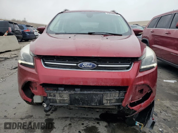 2015 Ford Escape Titanium with VIN 1FMCU9J99FUB25482, listed as a Copart auction lot 43630915 with 150,943 mi miles and Salvage Title. Bid and sale history available at DreamBid. Image 5.