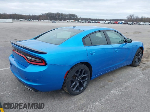 2019 Dodge Charger SXT with VIN 2C3CDXBG2KH588135, listed as a IAAI auction lot 41923629 with 42,985 mi miles. Bid and sale history available at carsss.com. Image 4.