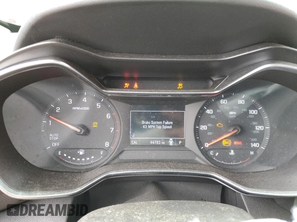 2021 Chevrolet TrailBlazer LT with VIN KL79MPS23MB089234, listed as a Copart auction lot 56523984 with 44,783 mi miles and Non Repairable. Bid and sale history available at DreamBid. Image 9.