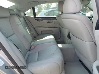 2008 Lexus LS 460 with VIN JTHBL46FX85082710, listed as a Copart auction lot 64857025 with 124,531 mi miles and Salvage title. Bid and sale history available at DreamBid. Image 10.