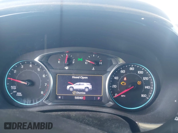 2023 Chevrolet Traverse LT Cloth with VIN 1GNEVGKW2PJ149457, listed as a IAAI auction lot 42362483 with 50,040 mi miles and . Bid and sale history available at DreamBid. Image 7.