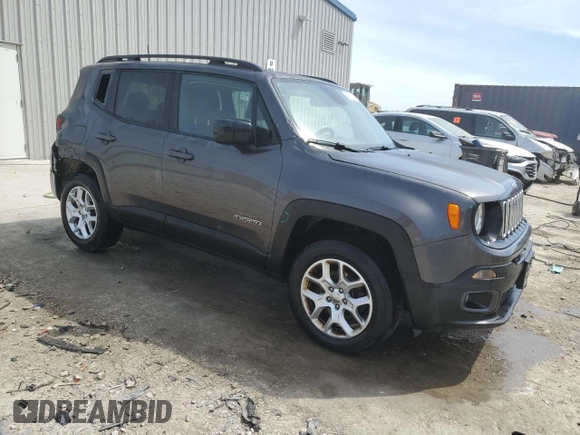 2018 Jeep Renegade Latitude with VIN ZACCJBBB6JPJ32919, listed as a Copart auction lot 54536315 with 106,293 mi miles and Clean Title. Bid and sale history available at carsss.com. Image 4.