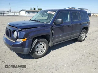 2015 Jeep Patriot Sport with VIN 1C4NJRBB1FD331824, listed as a Copart auction lot 63489545 with 79,392 mi miles and Salvage title. Bid and sale history available at DreamBid. Image 1.