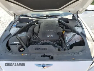 2016 Hyundai Genesis 3.8L with VIN KMHGN4JE3GU137580, listed as a Copart auction lot 70506344 with 75,158 mi miles and Salvage Title. Bid and sale history available at carsss.com. Image 11.