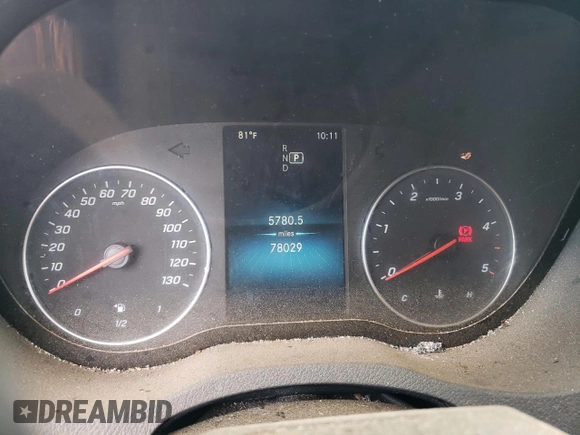 2021 Mercedes-Benz Sprinter Cargo with VIN W1Y4ECHY1MT067009, listed as a Copart auction lot 63750704 with 78,029 mi miles and Salvage Title. Bid and sale history available at carsss.com. Image 9.