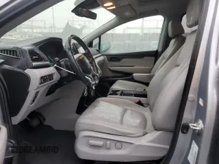 2021 Honda Odyssey EX-L with VIN 5FNRL6H74MB010119, listed as a Copart auction lot 44218835 with 39,350 mi miles and Salvage Title. Bid and sale history available at DreamBid. Image 7.