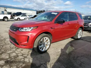 2023 Land Rover Discovery Sport S R-Dynamic with VIN SALCT2FX8PH916787, listed as a Copart auction lot 87465094 with 10,457 mi miles and Salvage Title. Bid and sale history available at carsss.com. Image 1.