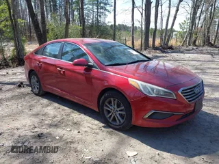 2016 Hyundai Sonata 2.4L with VIN 5NPE24AF6GH411832, listed as a IAAI auction lot 41918113 with 195,783 mi miles and . Bid and sale history available at carsss.com. Image 1.