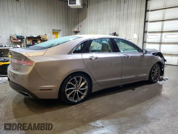 2019 Lincoln MKZ Reserve I with VIN 3LN6L5D97KR617014, listed as a Copart auction lot 47559175 with 146,414 mi miles and Salvage Title. Bid and sale history available at DreamBid. Image 3.
