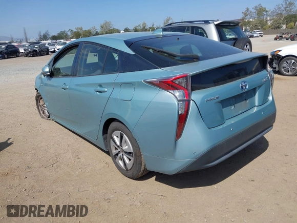 2018 Toyota Prius Two with VIN JTDKBRFU7J3064943, listed as a IAAI auction lot 42077330 with 108,223 mi miles and . Bid and sale history available at carsss.com. Image 3.