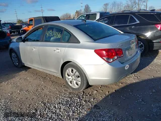 2013 Chevrolet Cruze LS with VIN 1G1PA5SH9D7217211, listed as a IAAI auction lot 41804046 with 155,940 mi miles. Bid and sale history available at carsss.com. Image 3.