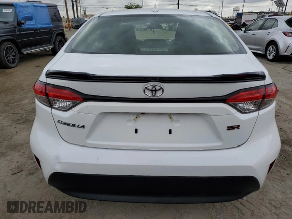 2024 Toyota Corolla LE with VIN JTDB4MEEXR3016274, listed as a Copart auction lot 51853975 with 15,953 mi miles and Salvage Title. Bid and sale history available at carsss.com. Image 6.