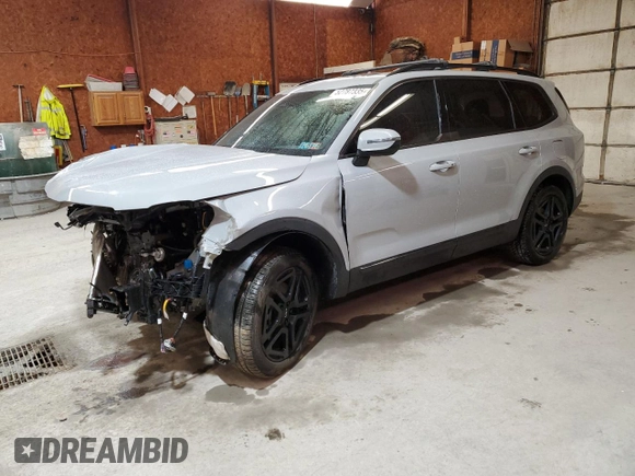 2023 Kia Telluride EX X-Line z VIN 5XYP3DGC0PG327418, wystawiony jako Copart lot #52787335 z przebiegiem Nie podano mil oraz Szkoda całkowita • Salvage title. Historia ofert i sprzedaży dostępna na DreamBid. Obrazek 1.
