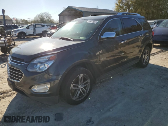2017 Chevrolet Equinox Premier with VIN 2GNFLGEK9H6208554, listed as a Copart auction lot 49076525 with 169,486 mi miles and Salvage Title. Bid and sale history available at carsss.com. Image 1.