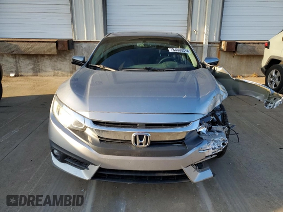 2016 Honda Civic EX-L with VIN 19XFC1F75GE025800, listed as a Copart auction lot 84600314 with 80,514 mi miles and Salvage title. Bid and sale history available at DreamBid. Image 5.