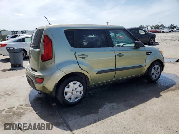2013 Kia Soul with VIN KNDJT2A59D7614446, listed as a Copart auction lot 53875275 with 131,141 mi miles and Salvage Title. Bid and sale history available at DreamBid. Image 3.