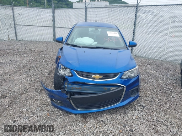 2017 Chevrolet Sonic LT with VIN 1G1JD5SH0H4125523, listed as a IAAI auction lot 41035029 with 158,526 mi miles and . Bid and sale history available at DreamBid. Image 13.