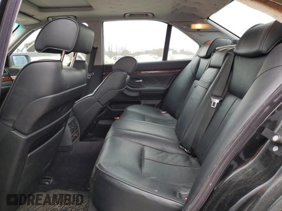 2001 BMW 7 Series 740i with VIN WBAGG83431DN84358, listed as a Copart auction lot 78825624 with 220,545 mi miles and Clean title. Bid and sale history available at DreamBid. Image 10.