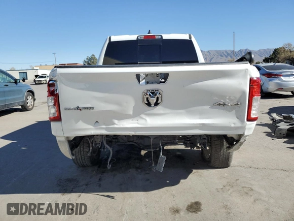 2019 Ram 1500 Big Horn/Lone Star with VIN 1C6SRFFT5KN668991, listed as a Copart auction lot 82051224 with 95,336 mi miles and Salvage Title. Bid and sale history available at carsss.com. Image 6.