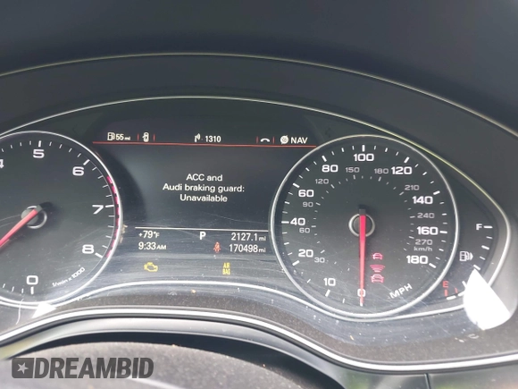 2013 Audi A7 Prestige with VIN WAU2GAFCXDN054133, listed as a IAAI auction lot 41924265 with 170,498 mi miles and . Bid and sale history available at DreamBid. Image 7.