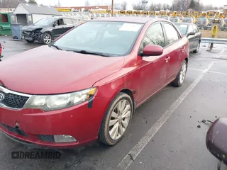2011 Kia Forte SX with VIN KNAFW4A36B5387987, listed as a IAAI auction lot 41421863 with 157,305 mi miles. Bid and sale history available at carsss.com. Image 2.