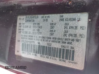 2000 Dodge Dakota with VIN 1B7GL22X2YS587779, listed as a IAAI auction lot 42231475 with 179,200 mi miles and . Bid and sale history available at carsss.com. Image 9.